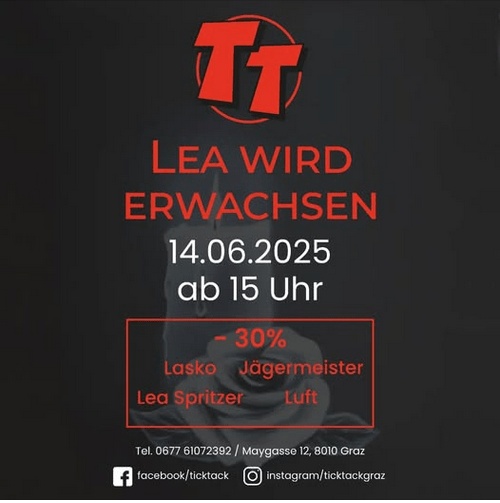 Lea wird Erwachsen!