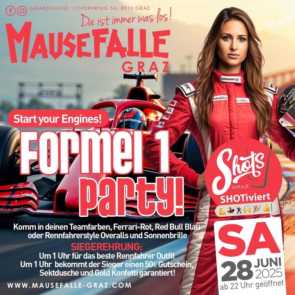 Formel 1 Party - Start your Engines
