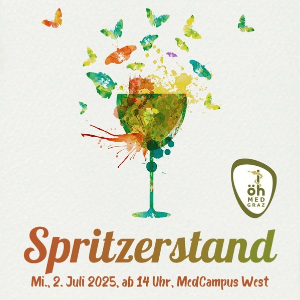 Letzter Spritzerstand des Sommersemesters! 🥂
