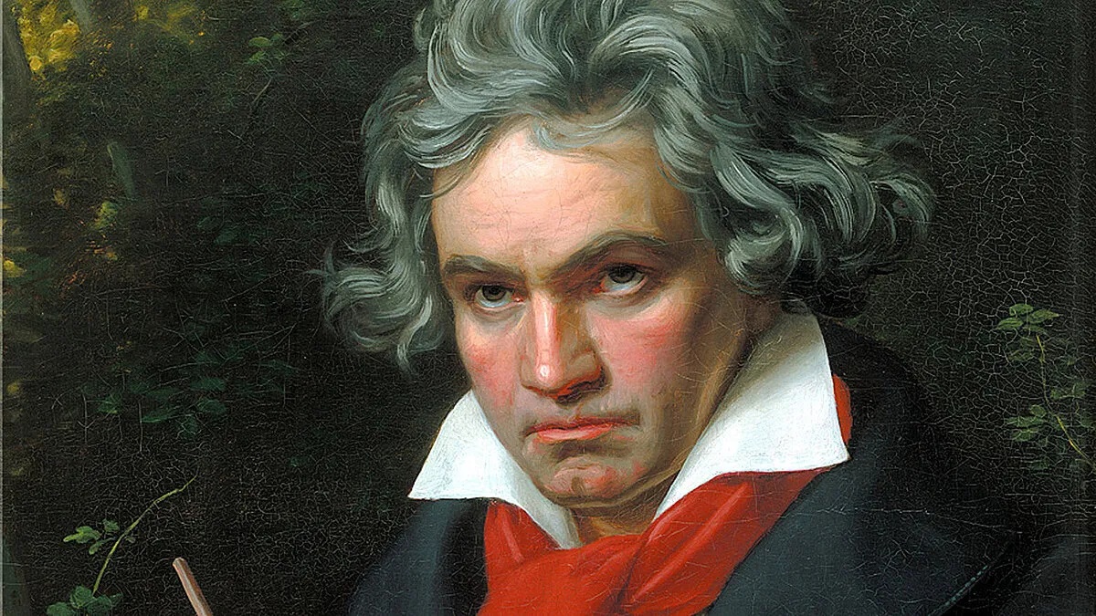 Gemälde das Ludwig van Beethoven zeigt