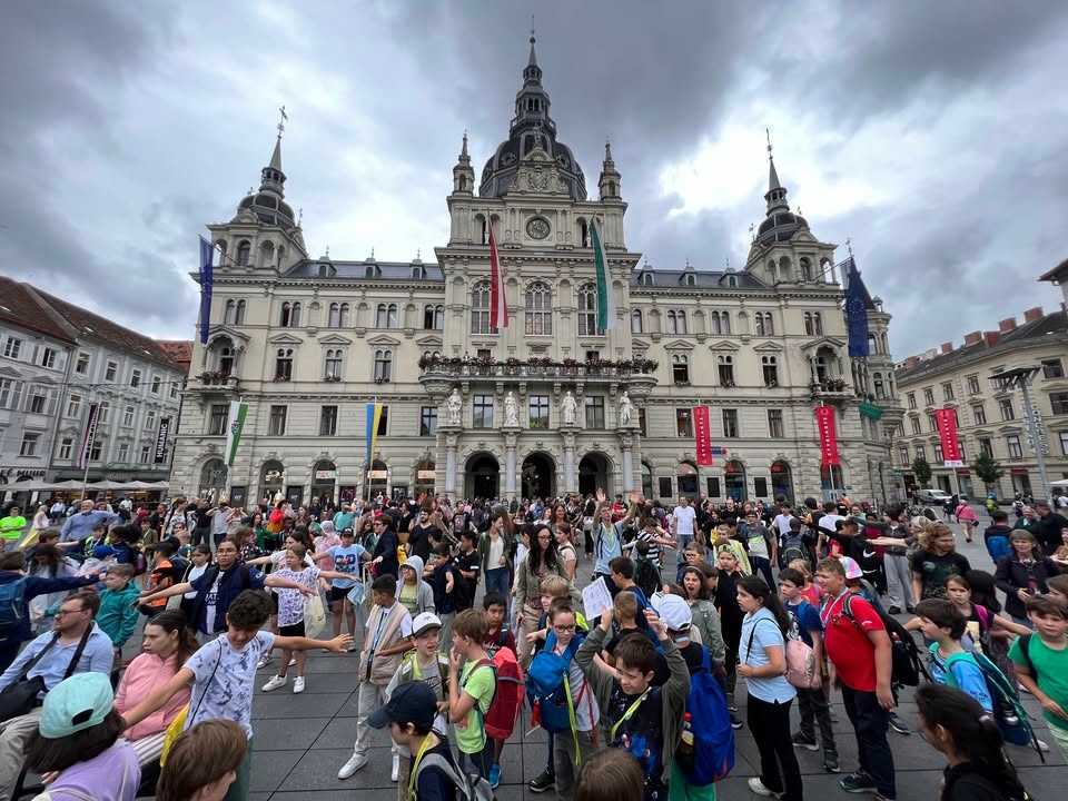 Flashmob für Zusammenhalt & Vielfalt