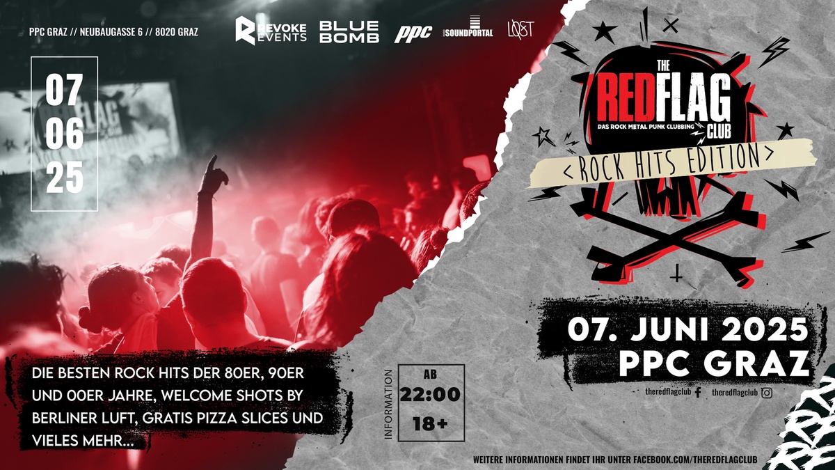 The Red Flag Club // Rock Hits Edition