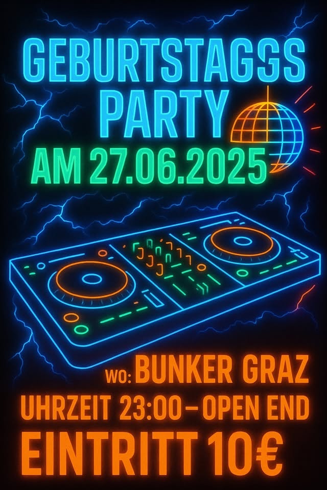 Club Bunker: Geburtstags Party
