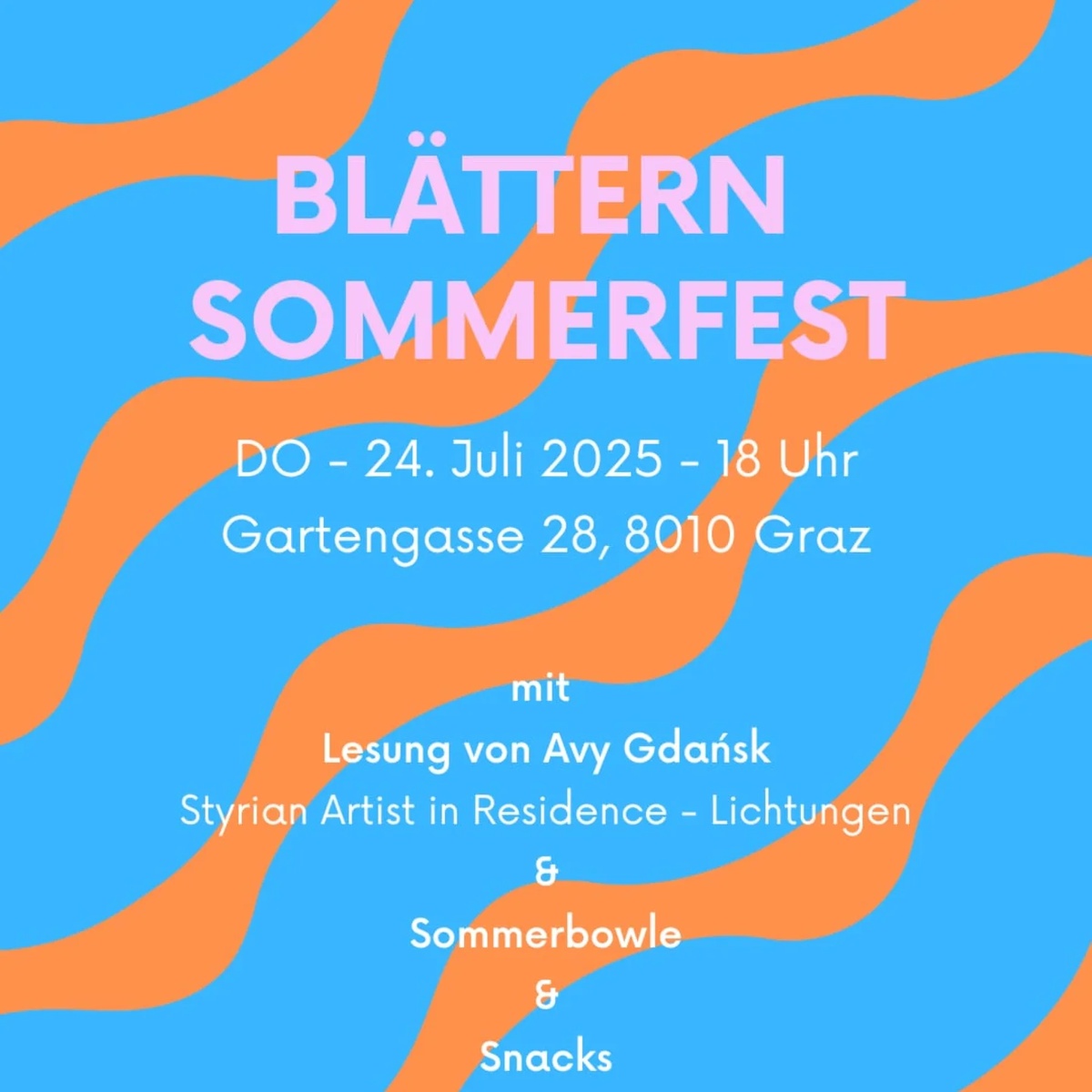 BLÄTTERN Sommerfest