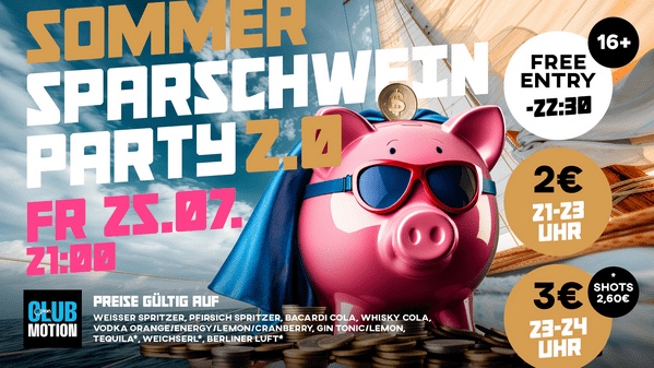 Sommer Sparschwein Party 2.0