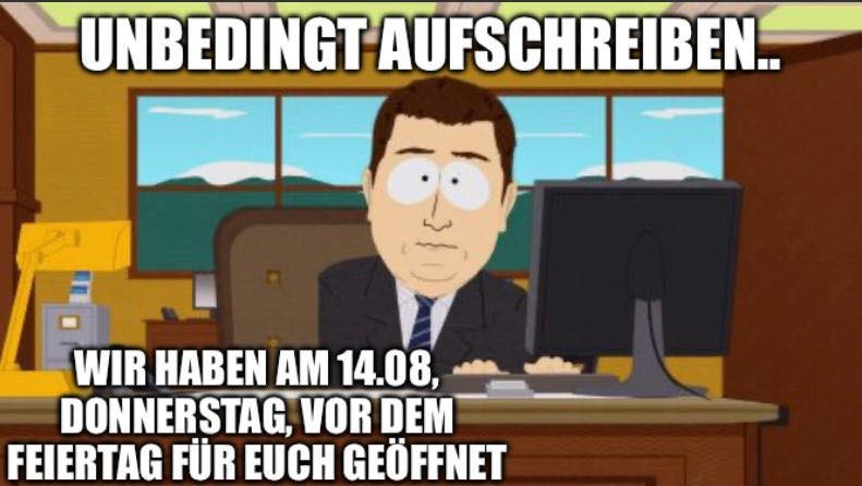 Party am Donnerstag