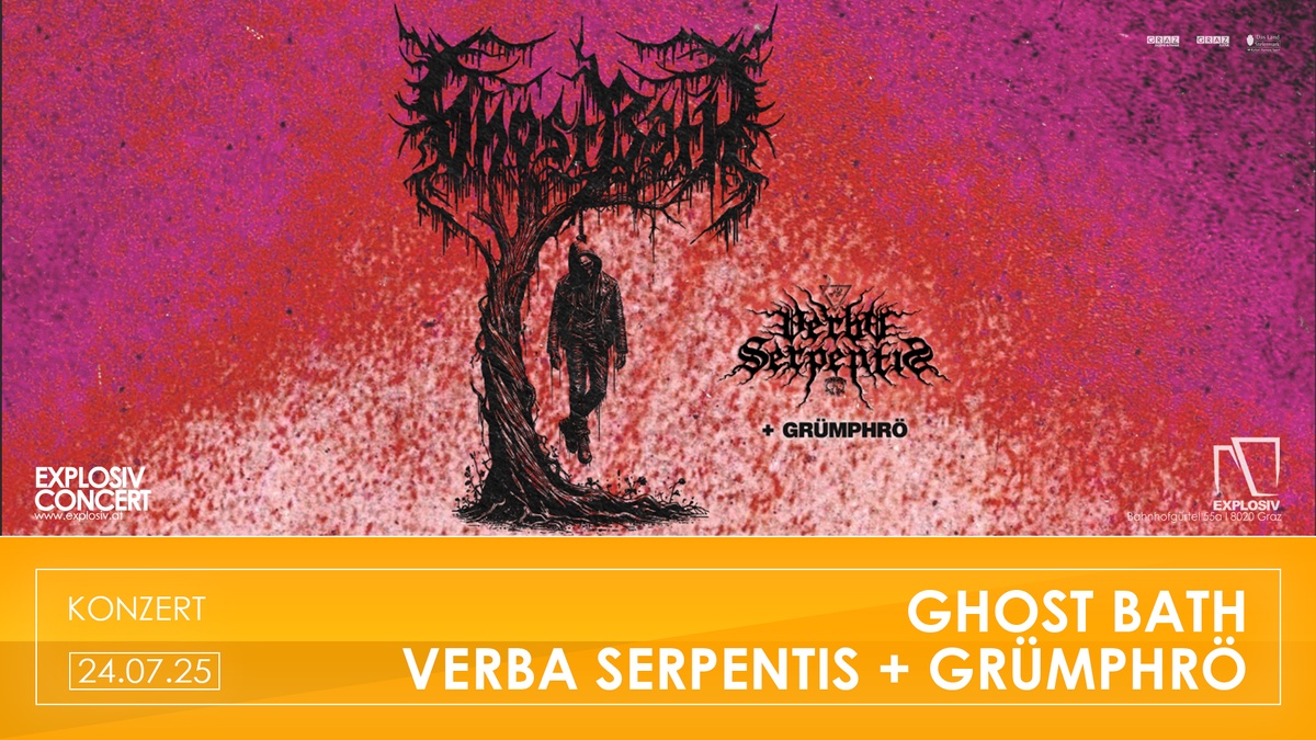 Live Konzert: Ghost Bath (USA); Verba Serpentis (A); Grümphrö (A)