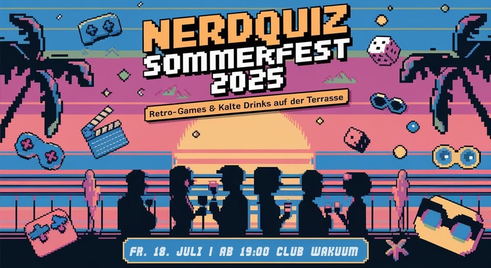 🎉 Nerdquiz Sommerfest 2025 – 10 Jahre Nerdquiz feiern! ☀️🍻