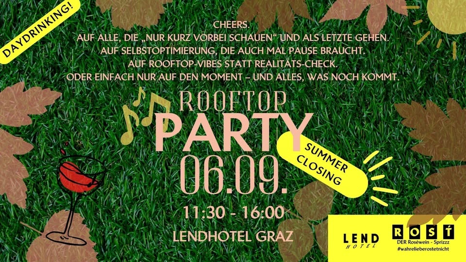 Rooftop Party: Goodbye Summer Rooftop Intermezzo