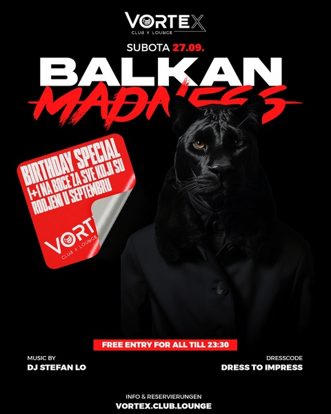 Balkan Madness @ClubVortex