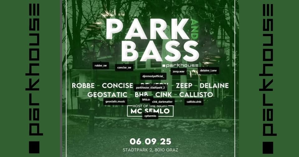Park & Bass: DnB Lineup with MC Semlo