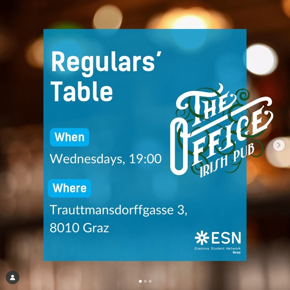 Regulars’ Table by ESN