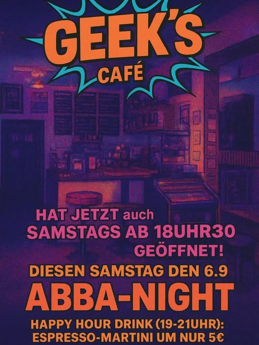 ABBA Night im Geek's Cafe