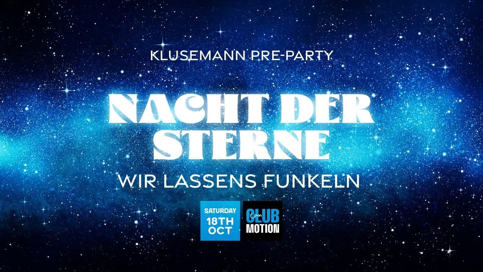 PreParty: Klusemann: Nacht der Sterne