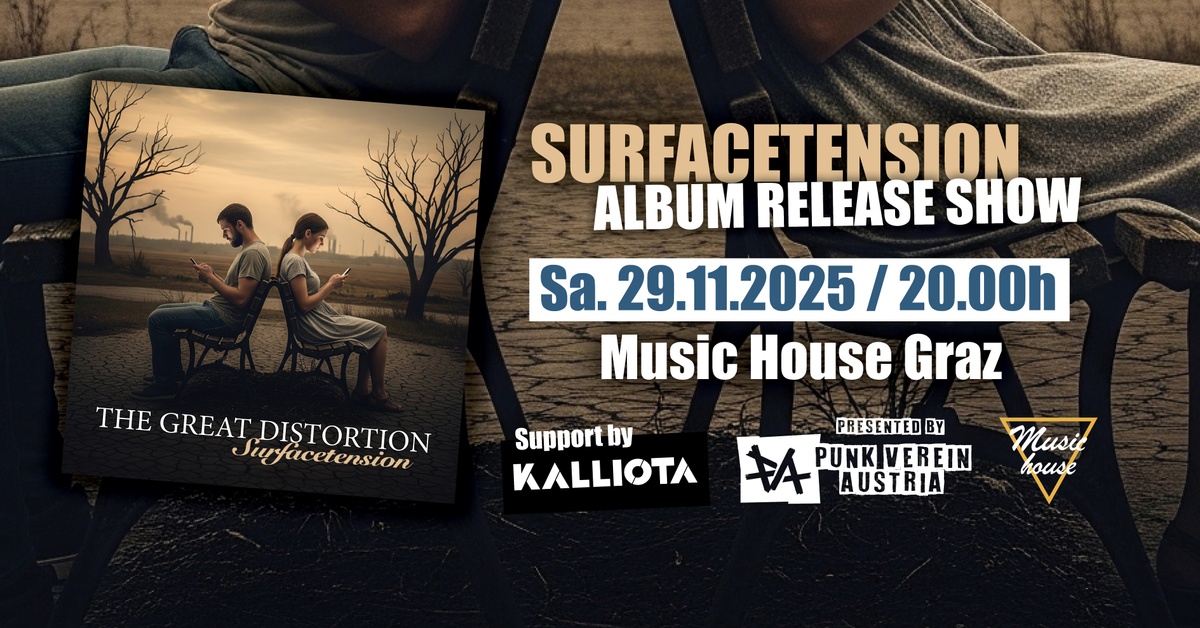 "THE GREAT DISTORTION" Album Release Show by Surfacetension