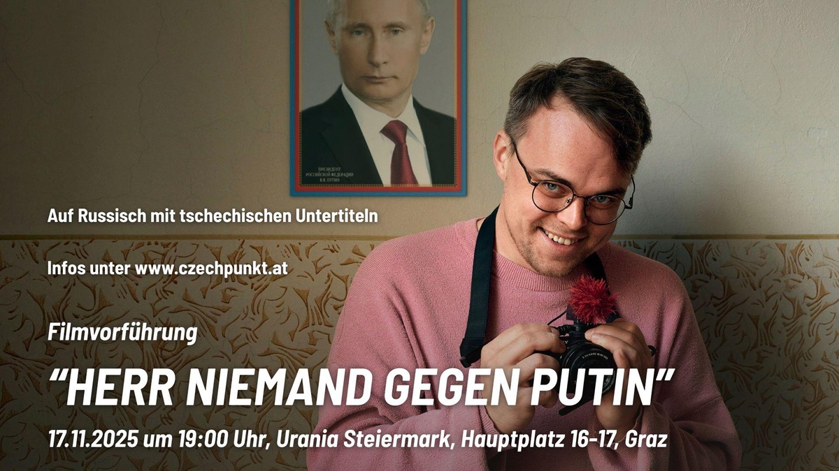 Filmvorführung des Dokumentarfilms „Herr Niemand gegen Putin“